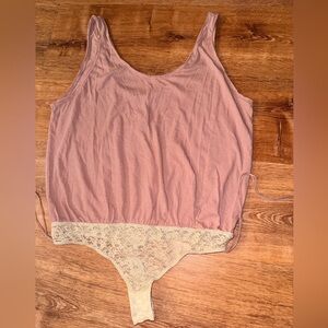 NWT Free People Sydney Bodysuit Lace Tank Medium